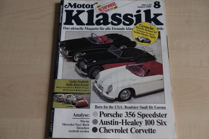 Deckblatt Motor Klassik (08/1987)